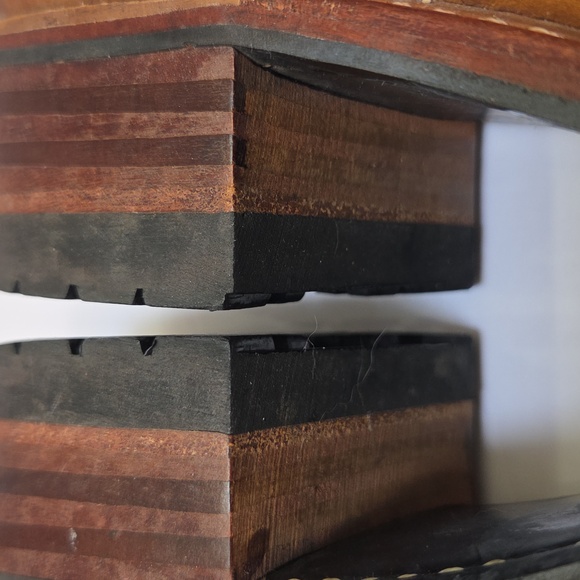 Frye Campus Work Brown 14"tall Heeled Boots with Sherpa Lining 9M - Picture 15 of 16